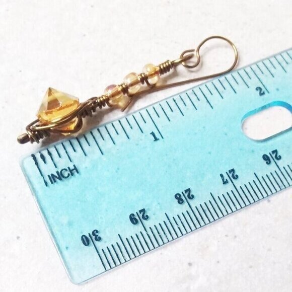 Bling-a-liscious Sexy EarCandy! Uniquely Wire Wrapped & Handmade Dangle Earrings - Picture 9 of 10